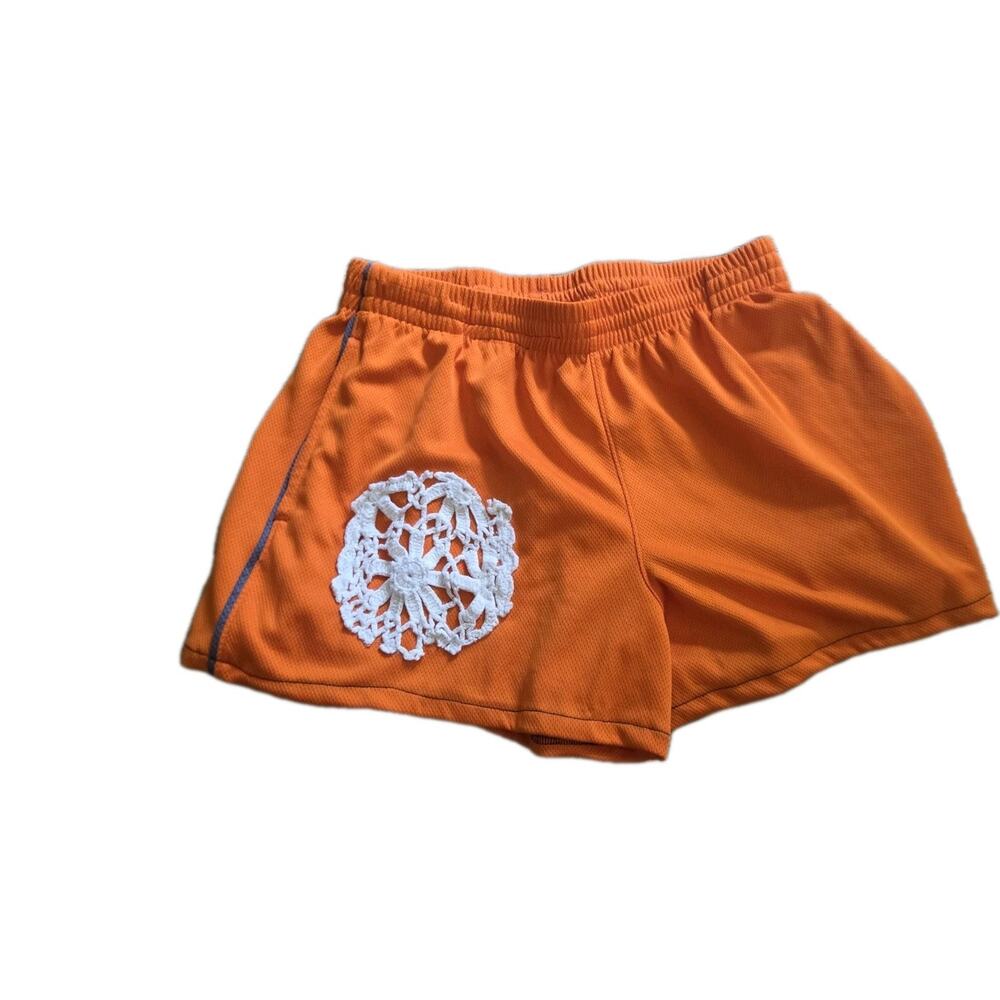 under armour Women's Orange Shorts Large